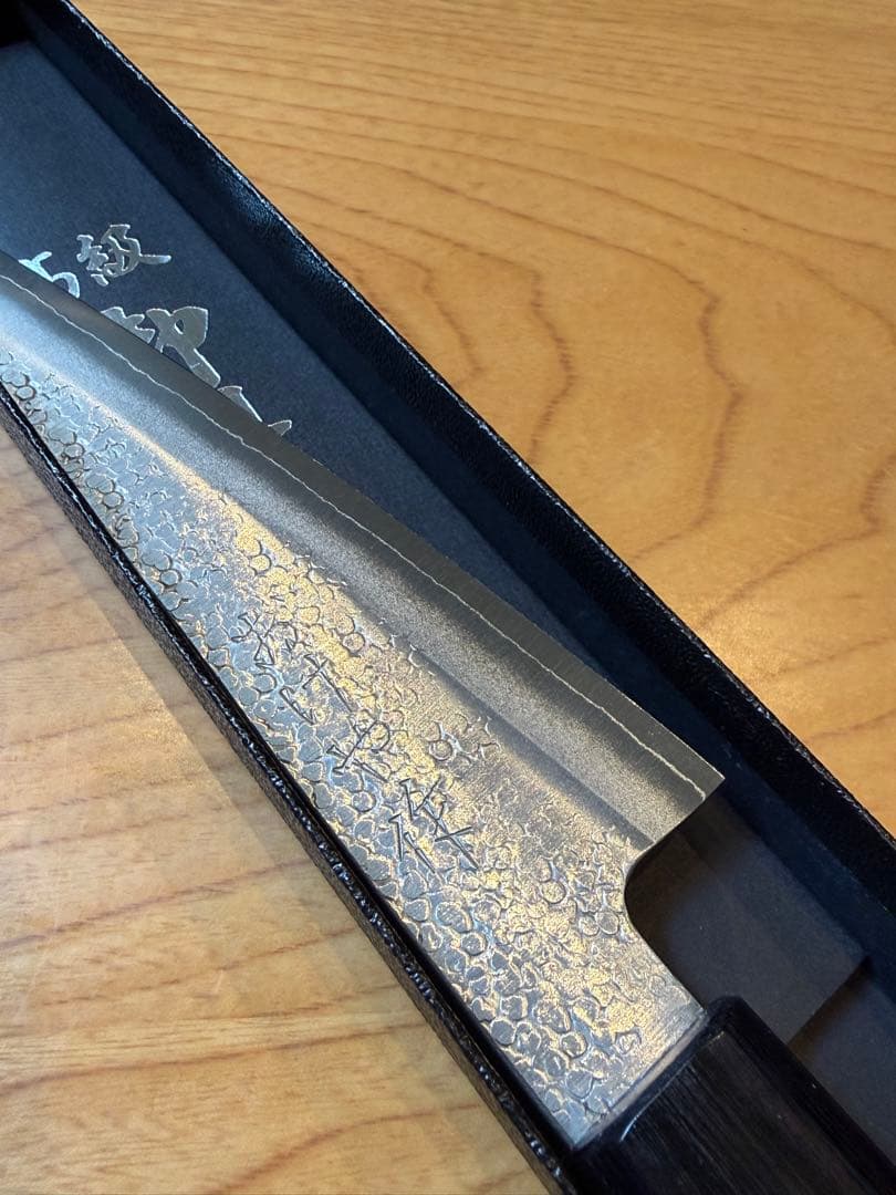 TOWER KNIVER 銀三鎚目 サバキ包丁（おけや作）150mm