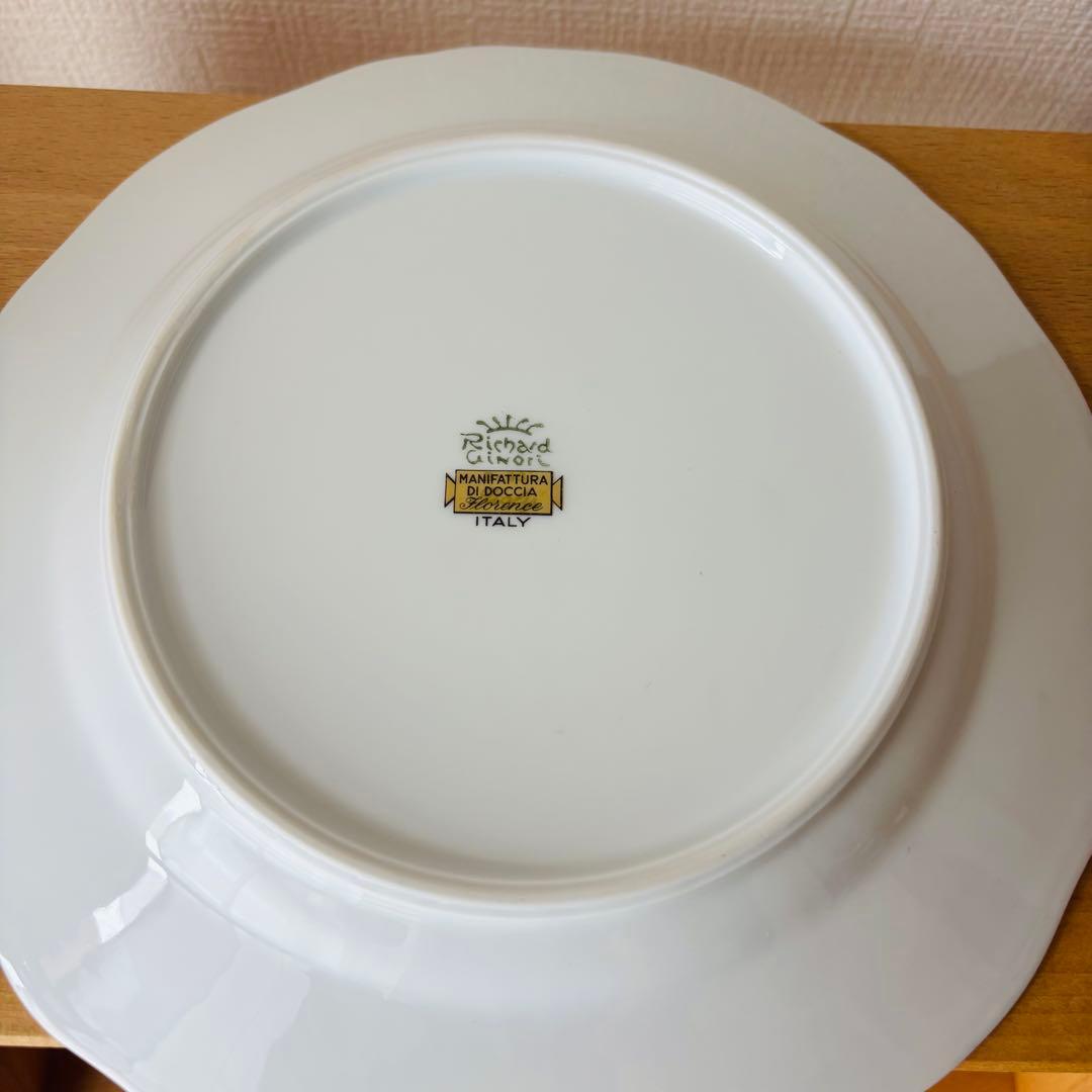 ＊⚫︎リチャードジノリ　定番　ディナープレート　　　　　　　　　　　　　　　　　④