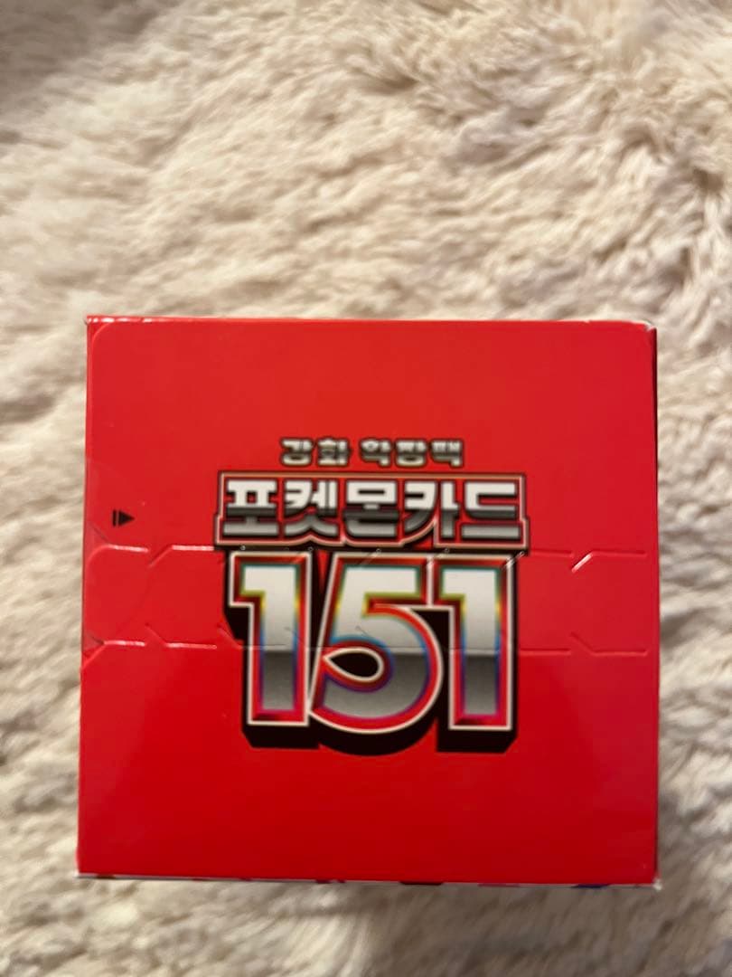 【韓国版】ポケモンカード151 1BOX