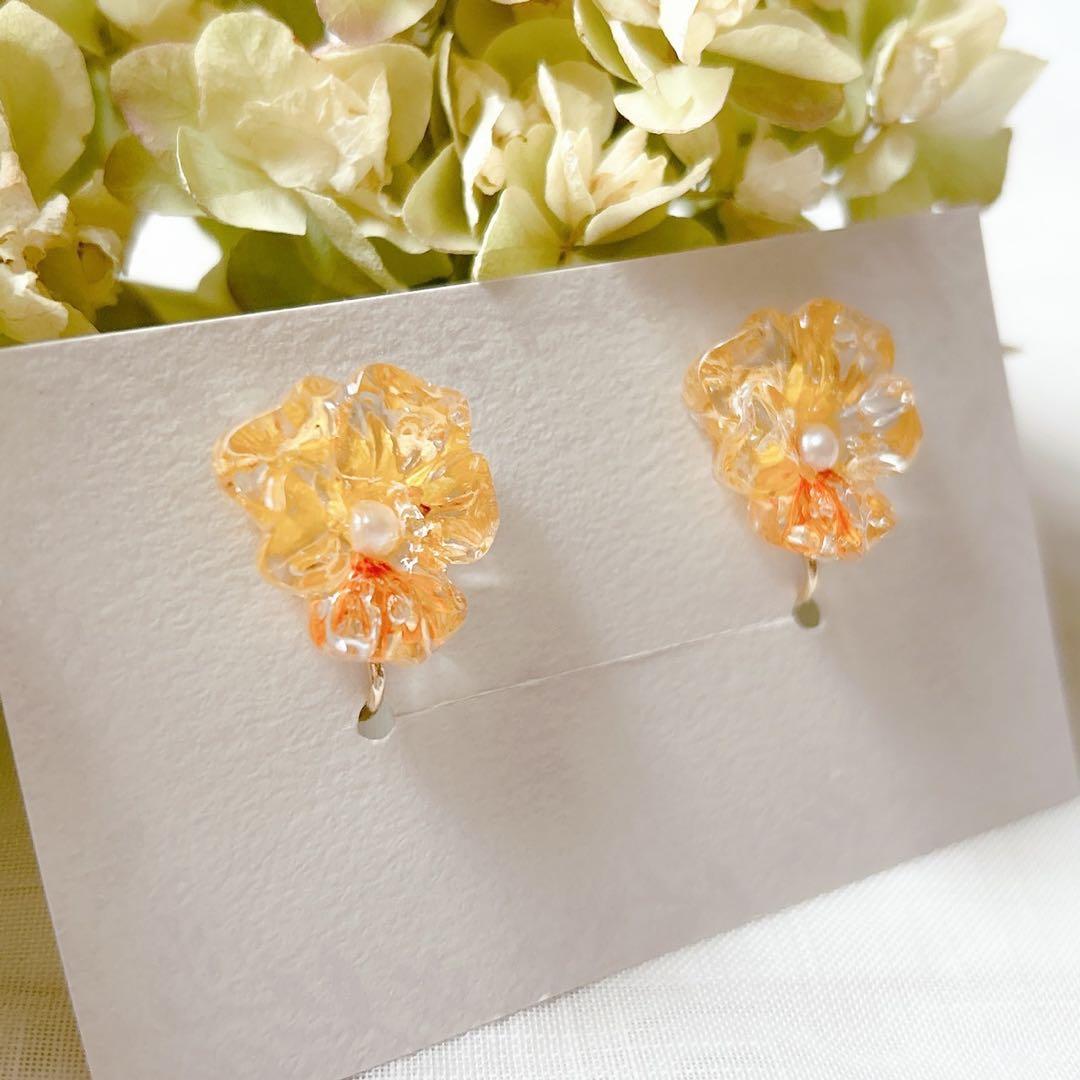 No.9  ハンドメイドアクセサリー　ハンドメイド　イヤリング