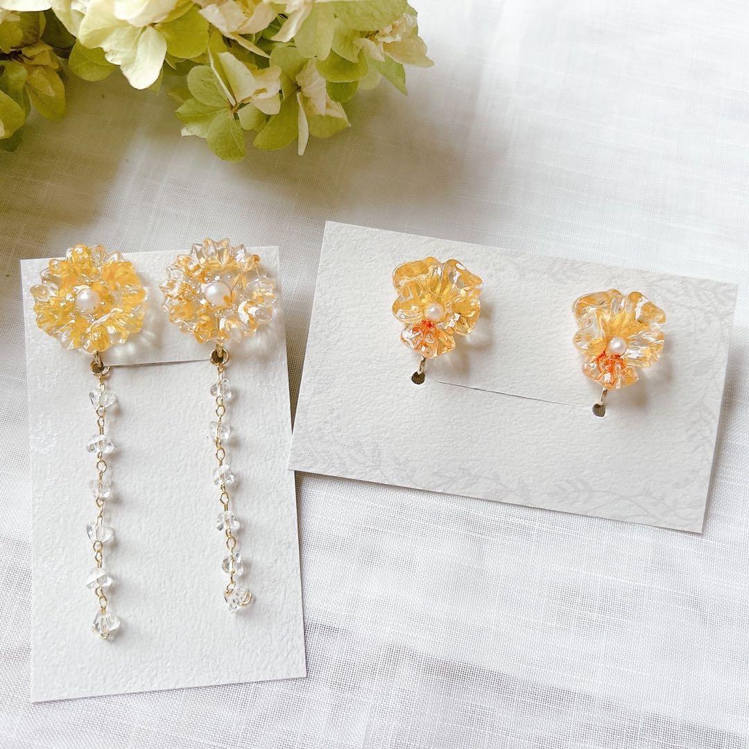 No.9  ハンドメイドアクセサリー　ハンドメイド　イヤリング