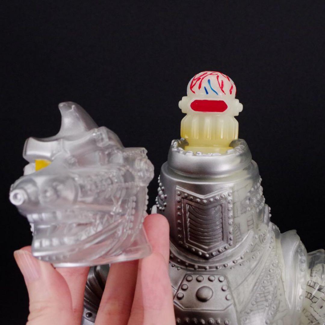 マルサン　メカゴジラ2 450 機械可視版(GID Ver.Ⅱ ソフビ