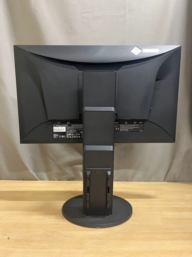 2023年末製EIZO EV2460 23.8型カラーモニター内蔵スピーカー回転