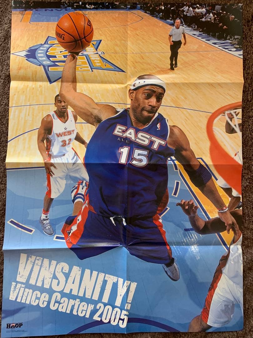 激レア）美品　NBAオールスター＆ヴィンスカーター＆アイバーソン＋中古ポスター