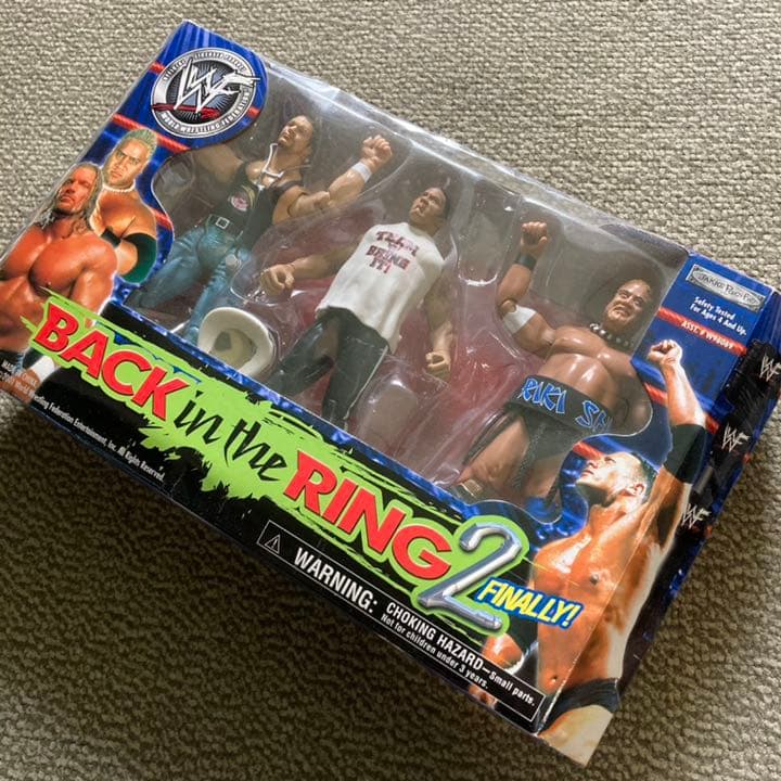 【開封済み】WWE フィギュア　3体セット　WWF プロレス