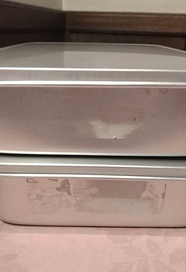 AKAOアルミ蓋付きバット（中） 2枚セット