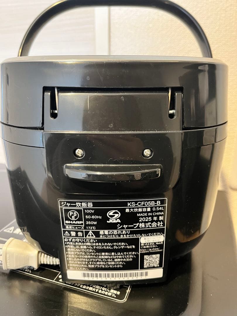 【セール】SHARP KS-CF05B 炊飯器