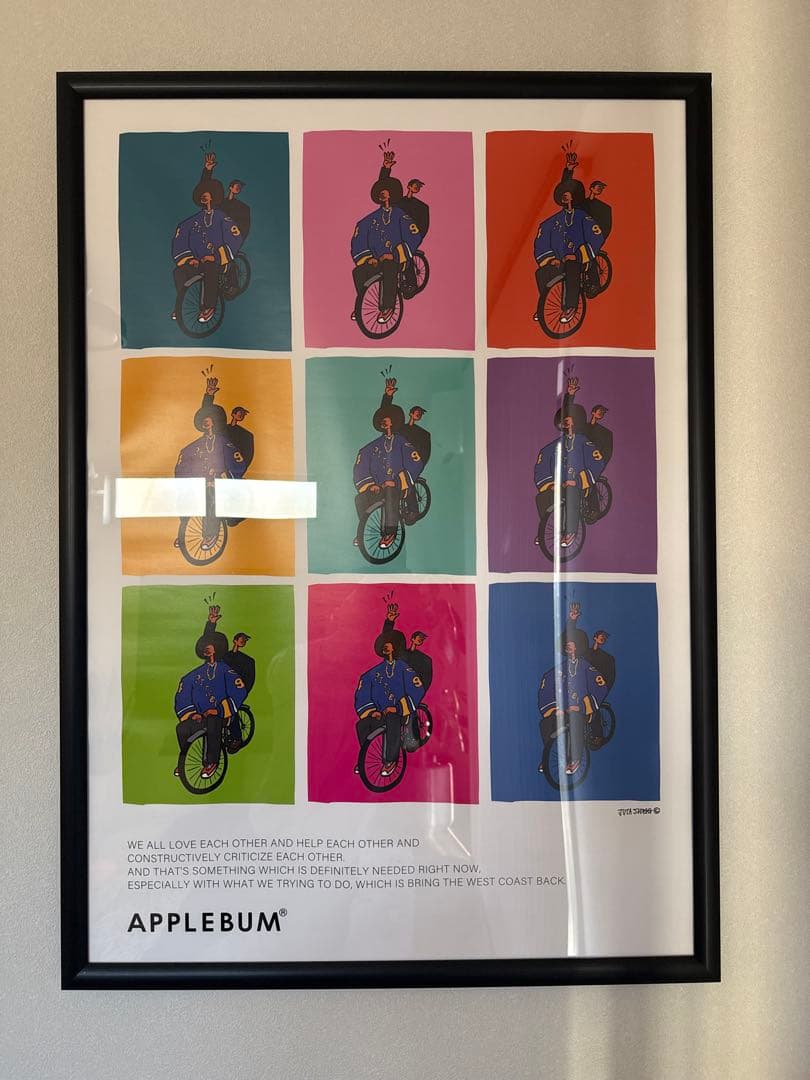 APPLEBUM Gin&Juice A1 ポスター　フレーム付