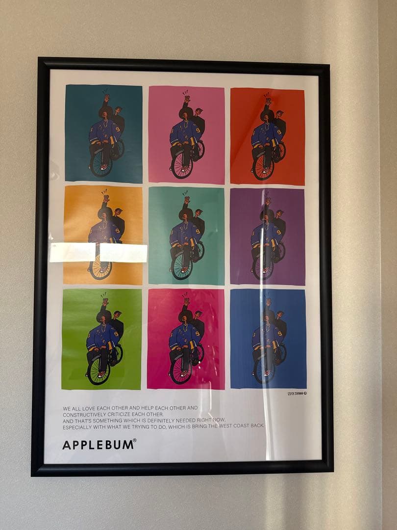 APPLEBUM Gin&Juice A1 ポスター　フレーム付