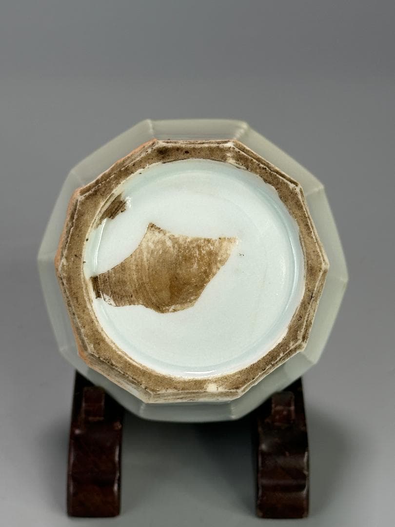 日本美術　古伊万里　白磁　面取徳利　李朝風　時代花瓶　美品　朝鮮半島古美術