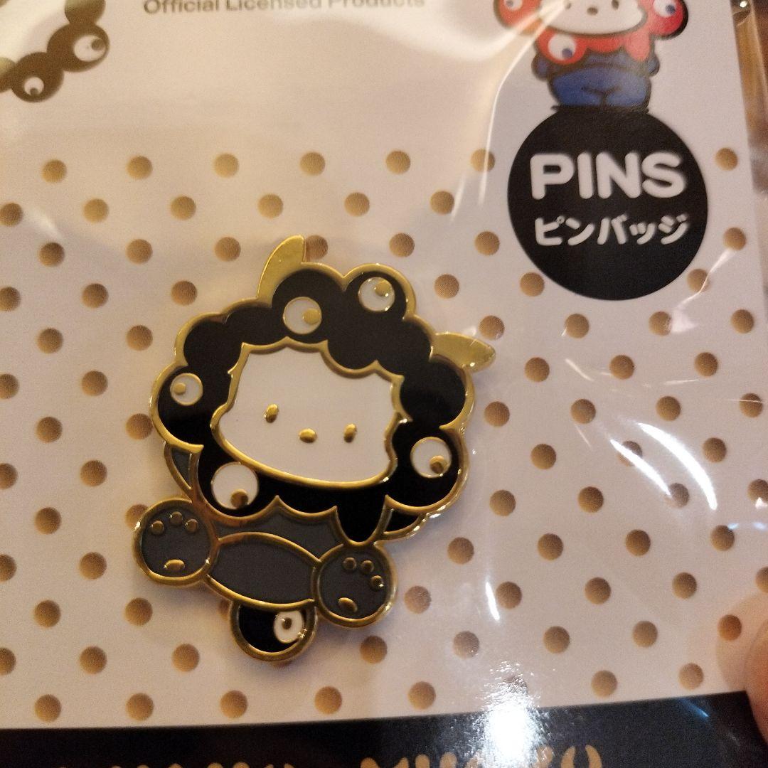 【新品】サンリオミャクミャクモノクロ ピンバッジ コンプリート