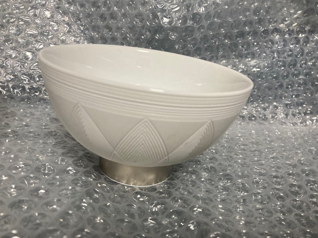 nikko 金沢コレックシヨン白いセラミック飯碗 2個セット