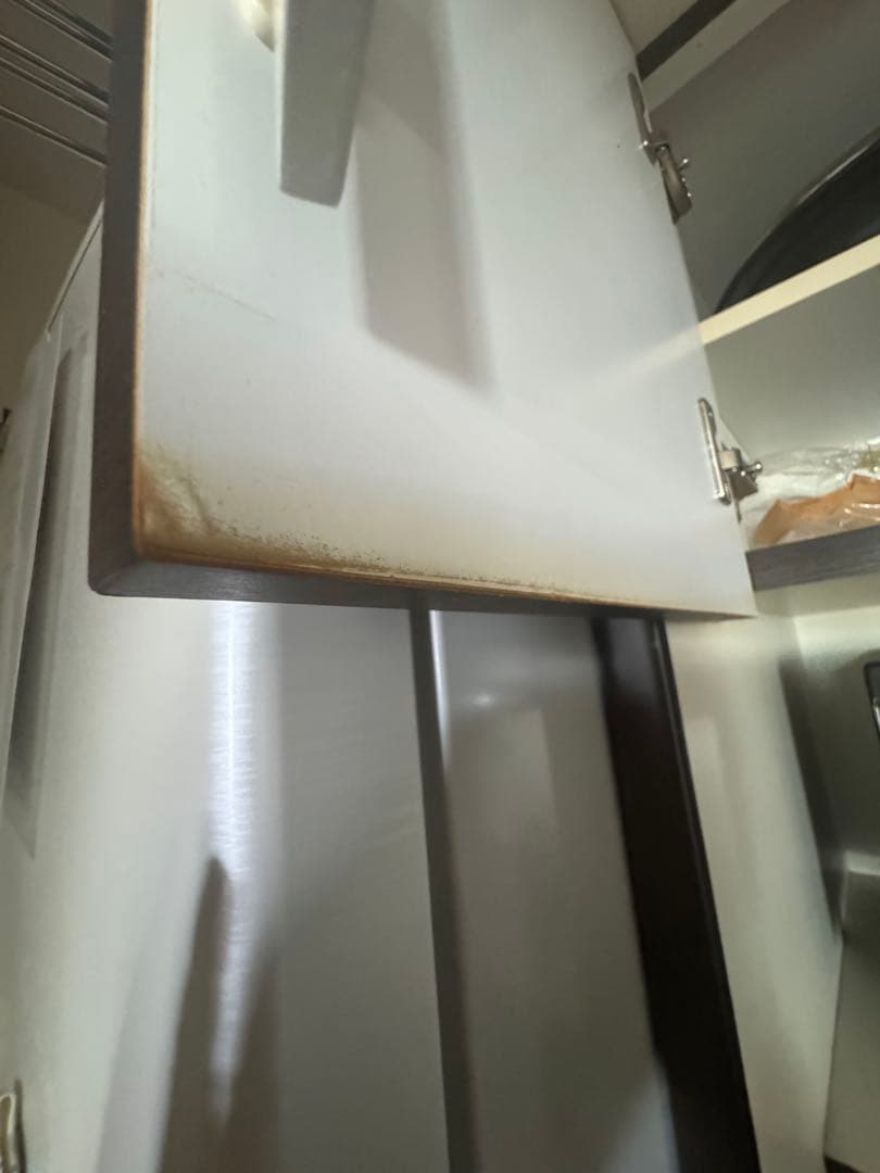 大型ダークブラウン食器棚　ニトリ