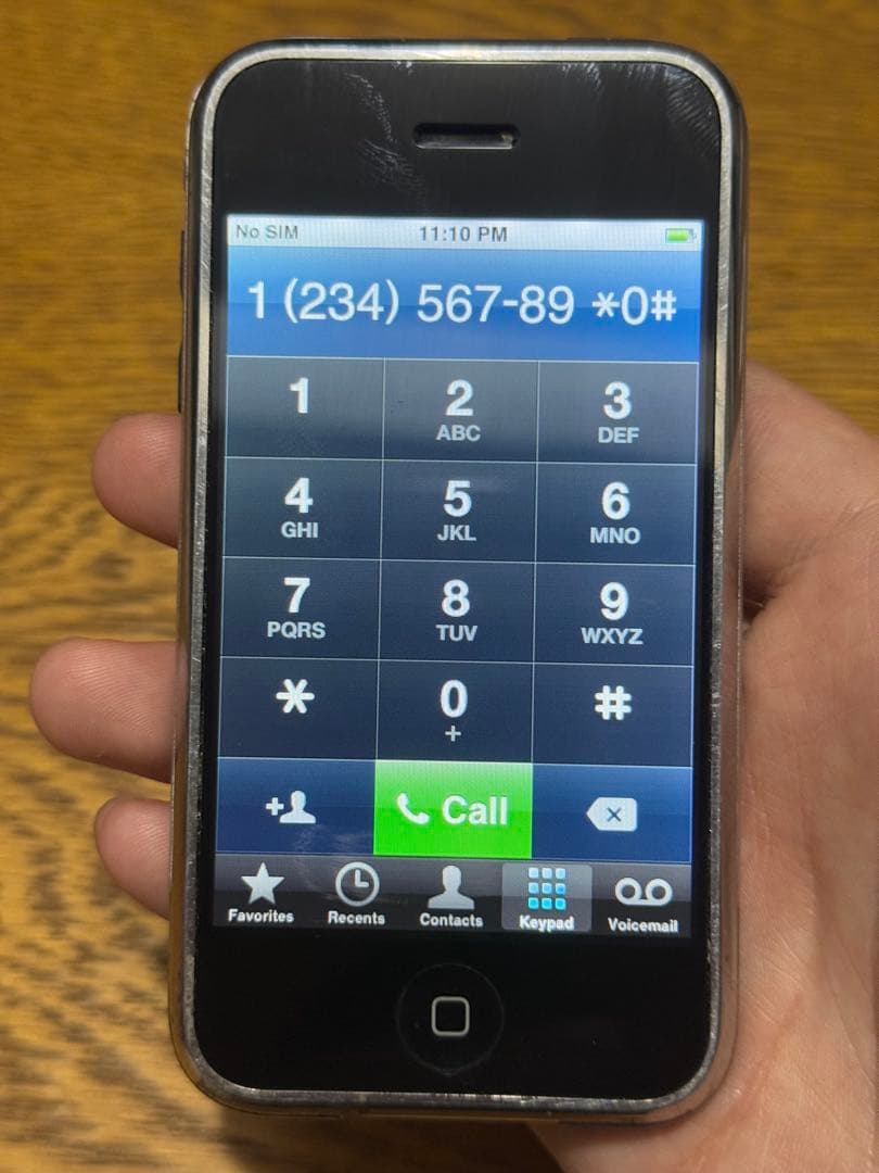 iPhone 2G 動作品 日本未発売　8GB 初代iPhone　第1世代