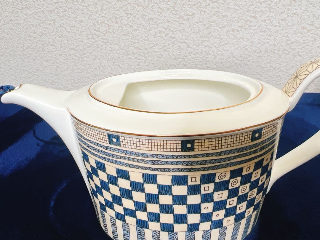 ウェッジウッド サムライ ティーポット カップ　ソーサー　ユーランダー　未使用