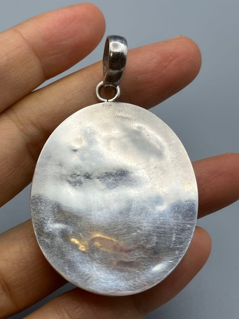 天然石　SV925 ペンダント　ネックレストップ