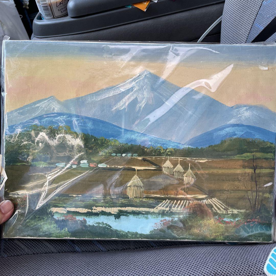 ⭐︎絵画⭐︎秋の風景永田金吾作⭐︎