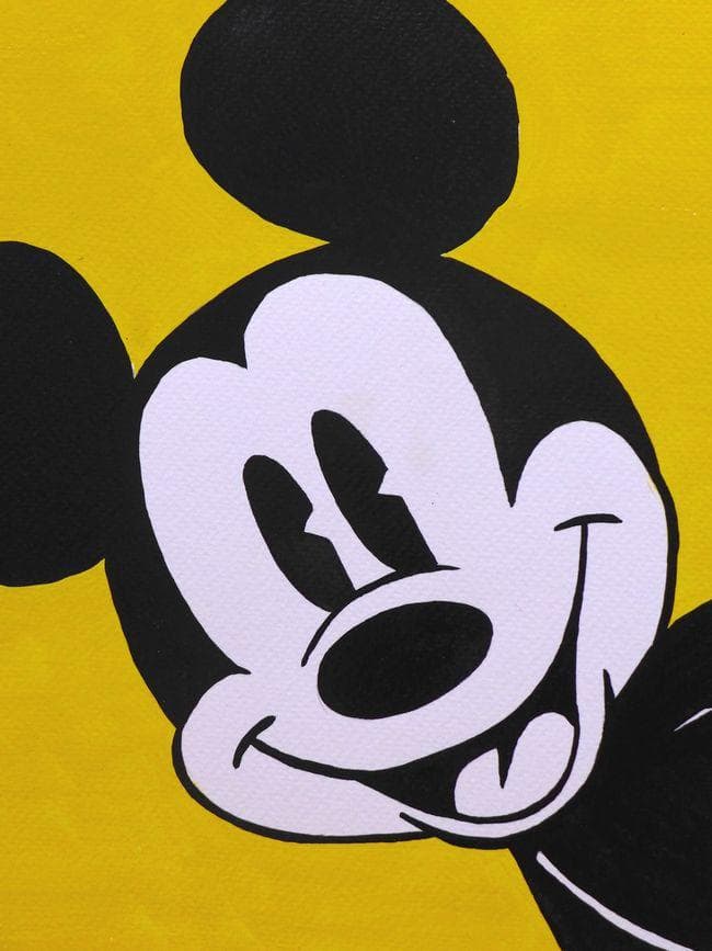 イラスト　原画　ディズニー　習作「ミッキー」