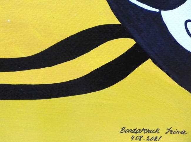 イラスト　原画　ディズニー　習作「ミッキー」