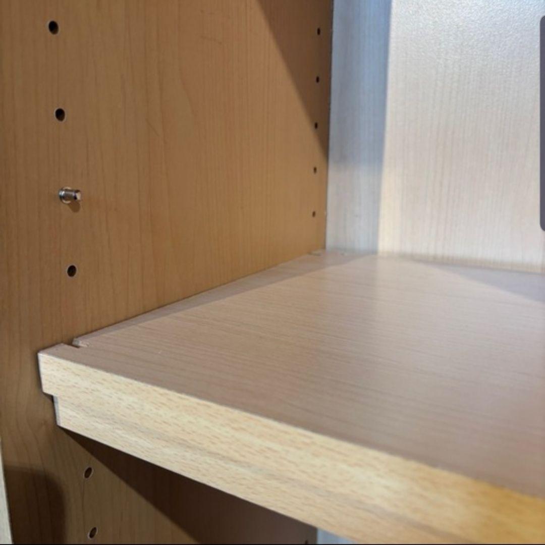 引き取り限定 6段 最大 11段 本棚 大容量 オープンラック ライトブラウン