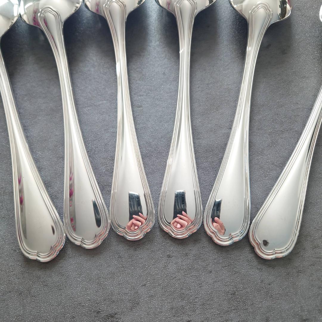 希少 美品 クリストフル スパトゥール テーブルスプーン 6点