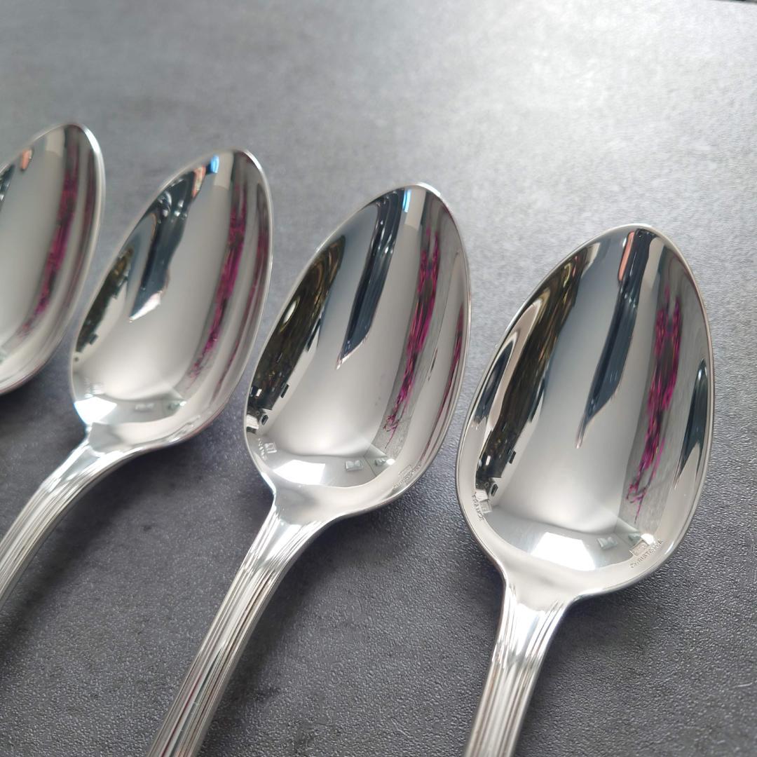 希少 美品 クリストフル スパトゥール テーブルスプーン 6点