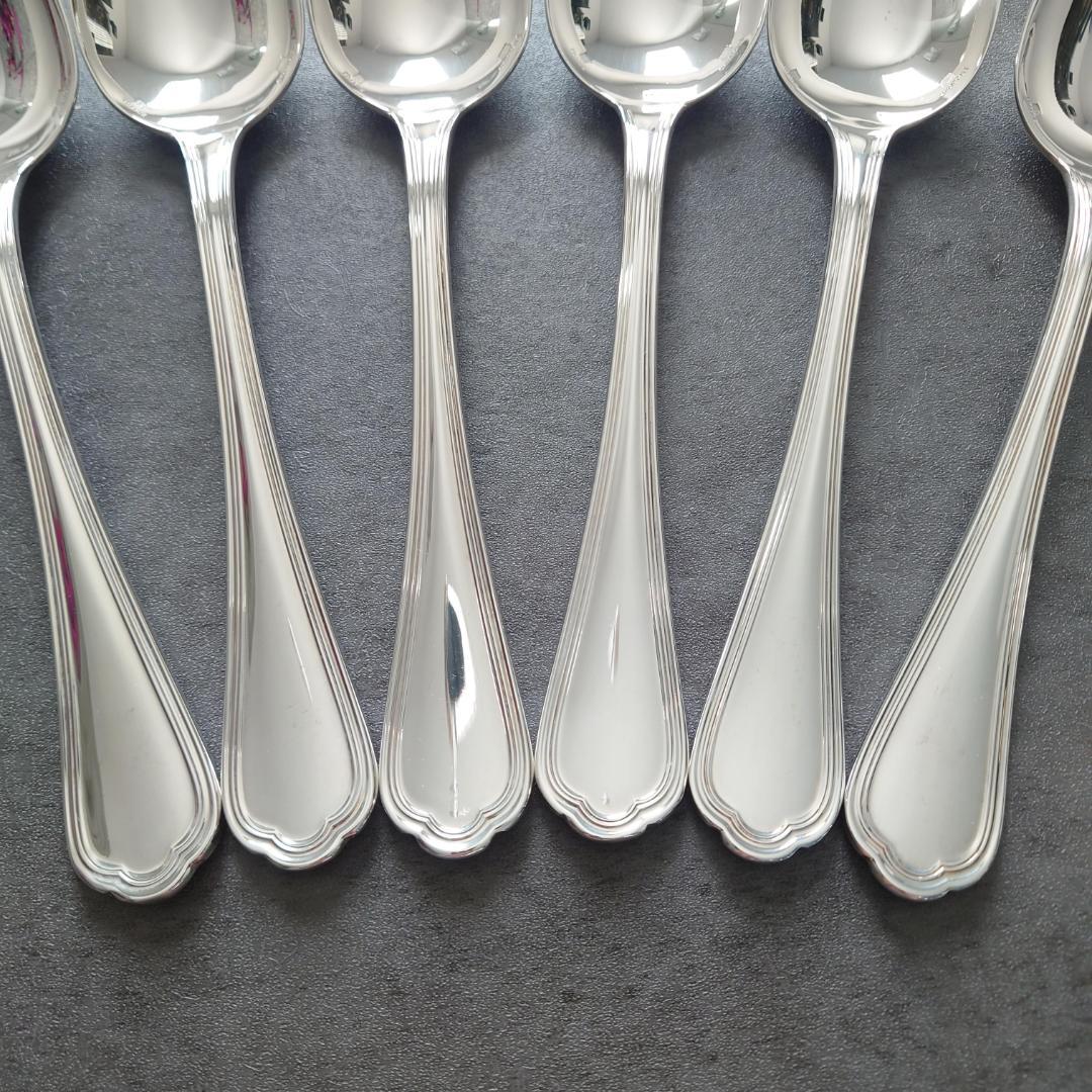 希少 美品 クリストフル スパトゥール テーブルスプーン 6点