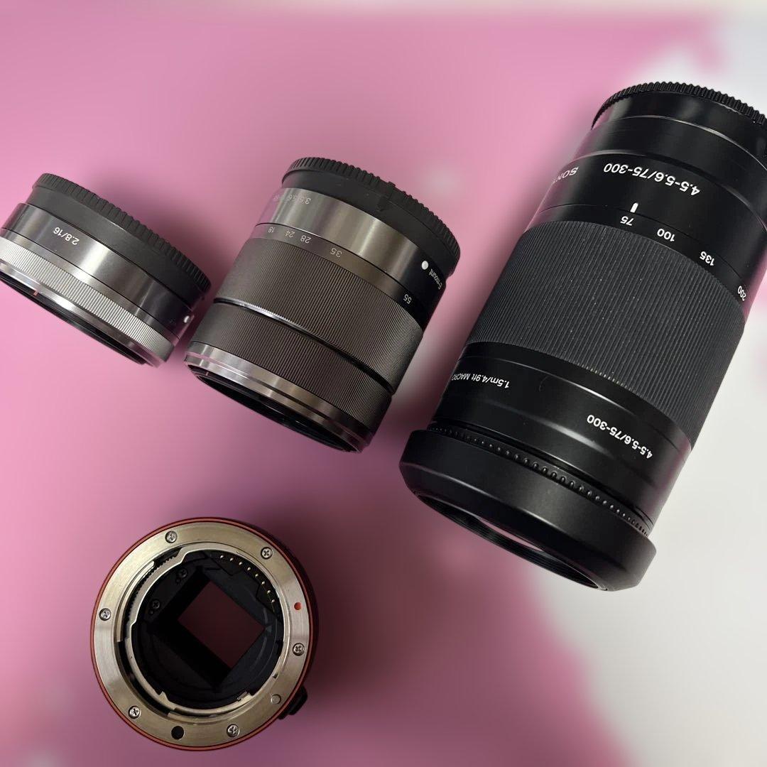 SONY NEX-5 本体 レンズ3本 他 付属品付