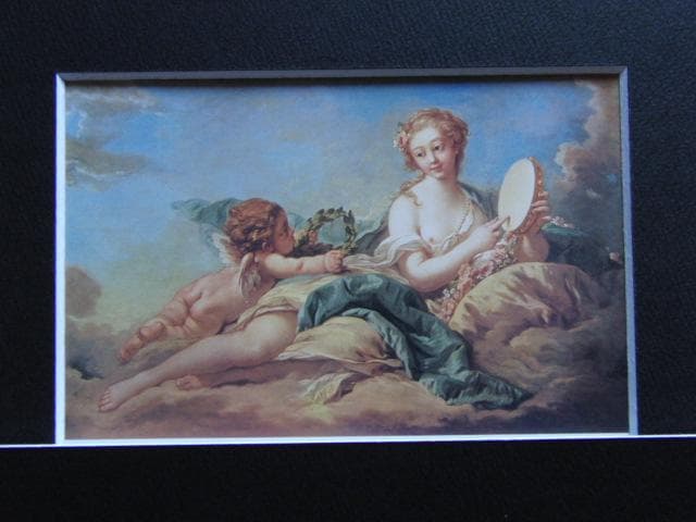 フランソワ ブーシェ、【テルプシコレ】、希少画集より、状態良好