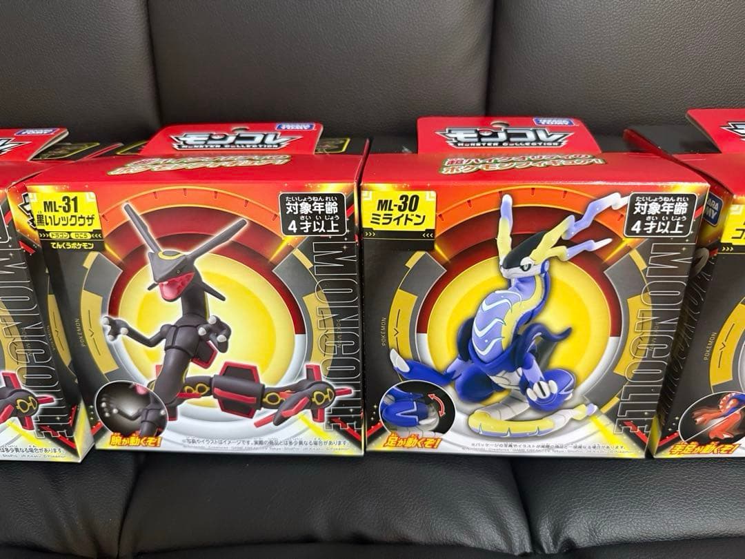 モンコレ　コライドン　ミライドン　ジガルデ　テラパゴス　レックウザ　アチゲータ