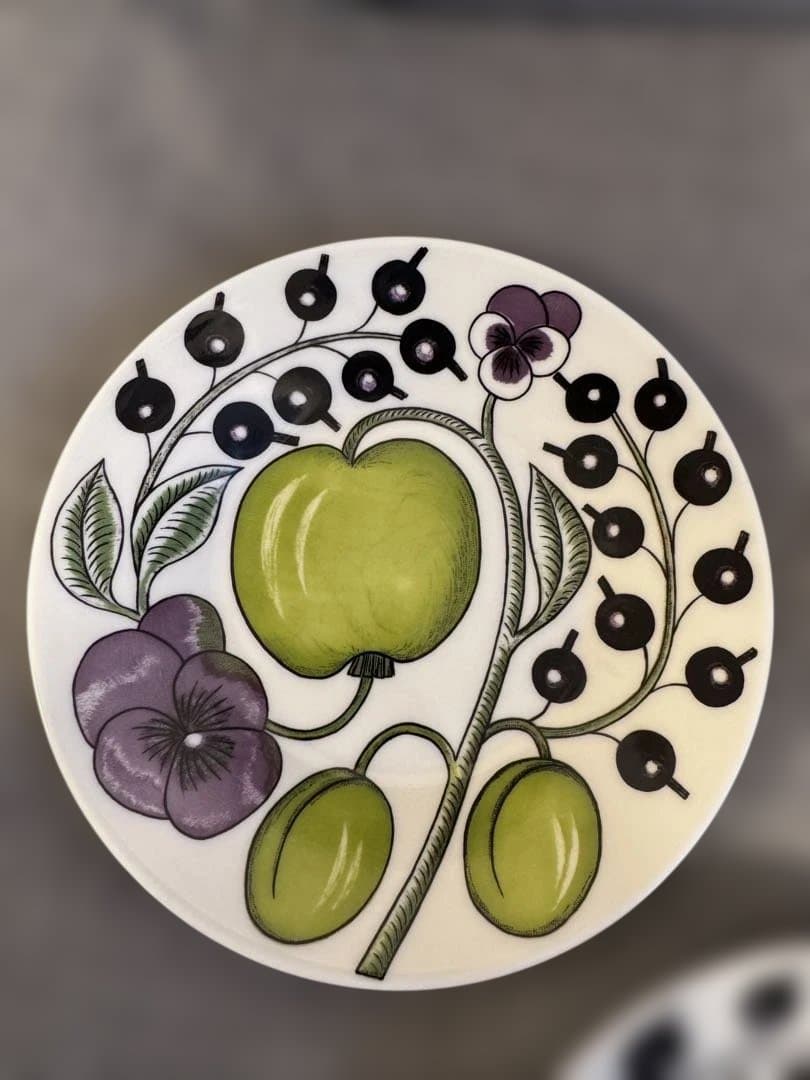 王冠ロゴ　アラビア　パープル　パラティッシ　16.5cm 3枚　USED