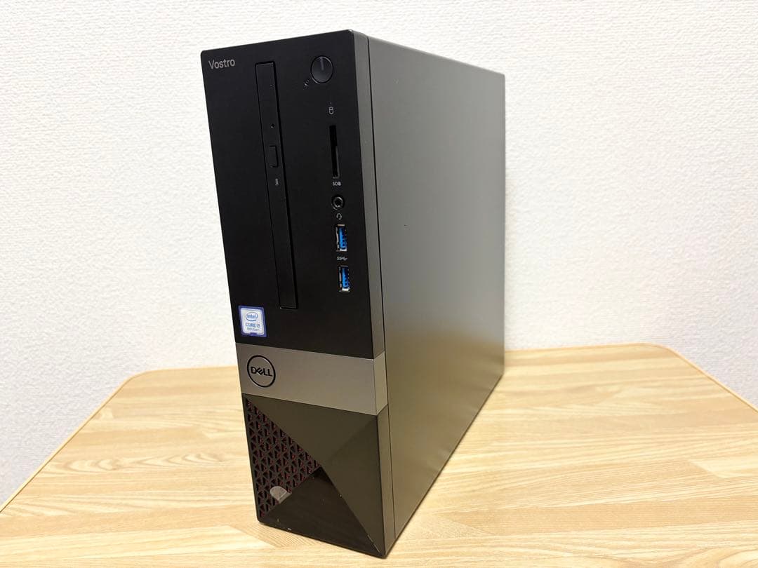 DELLデスクトップPC【初期設定済み】core i3, 8GB, HDD1TB
