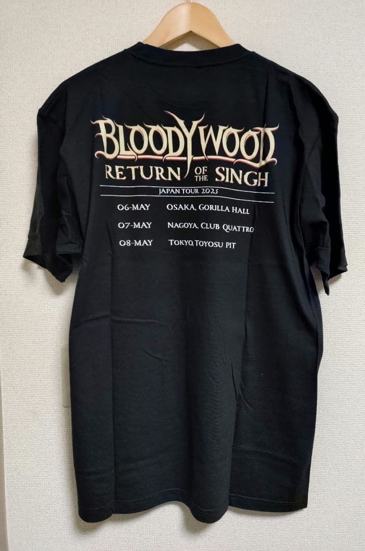 【新品】BLOODYWOOD 2025来日公演 ツアーTシャツ【XL】