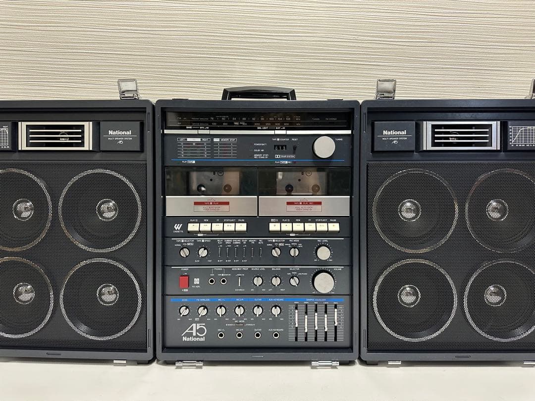 National RX-A5 Boombox /大型ラジカセ 美品・整備済