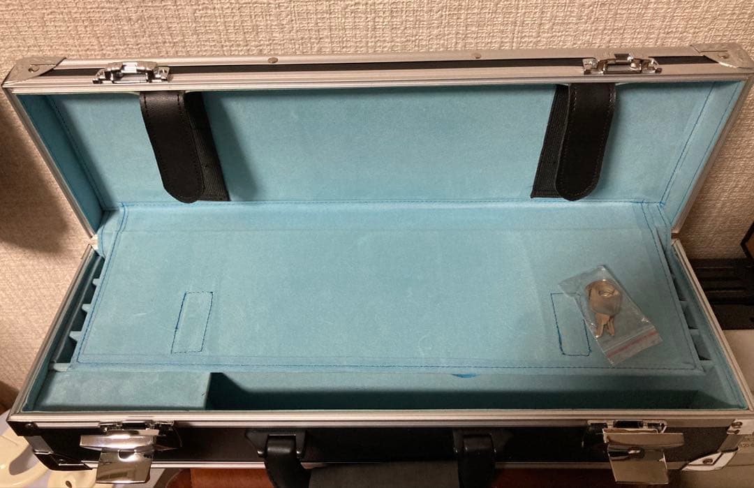 藤次郎アタッシュケースケース F-353 水色内装 鍵付き 新品未使用