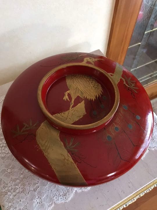 漆器　レアな蓋付き大腕器