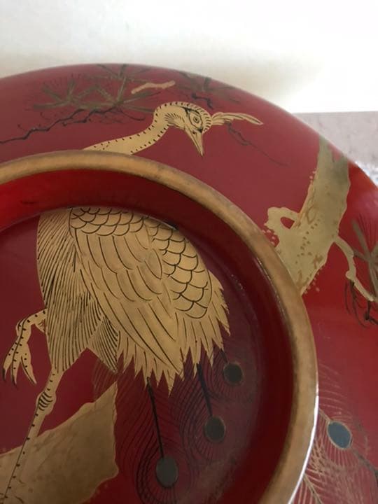 漆器　レアな蓋付き大腕器