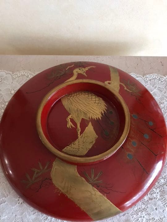 漆器　レアな蓋付き大腕器