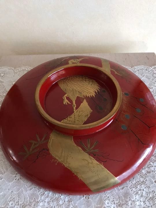 漆器　レアな蓋付き大腕器