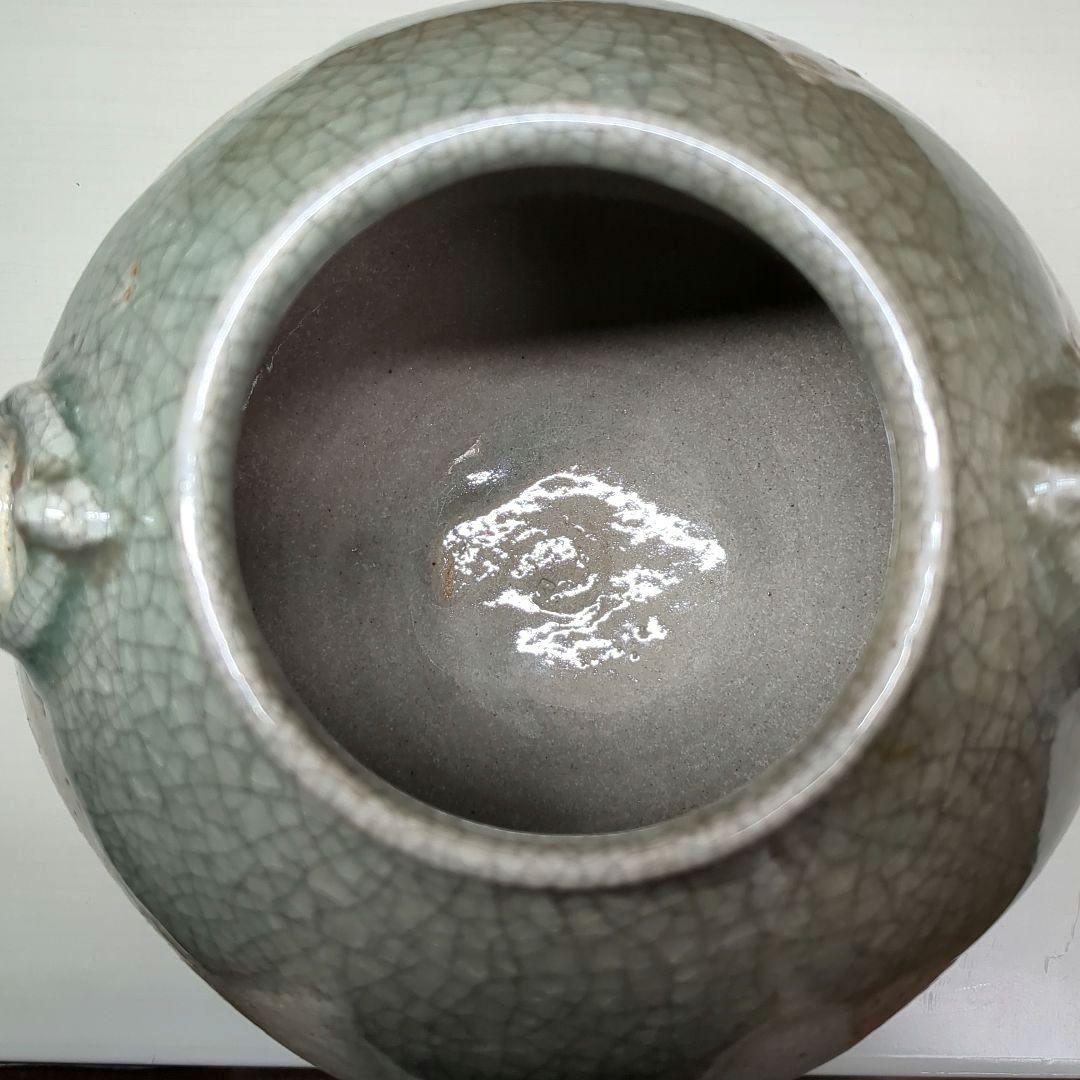 相馬駒焼 　田代窯 　 田代法橋　 田代清治右衛門 駒絵　骨董　花瓶　飾り壺