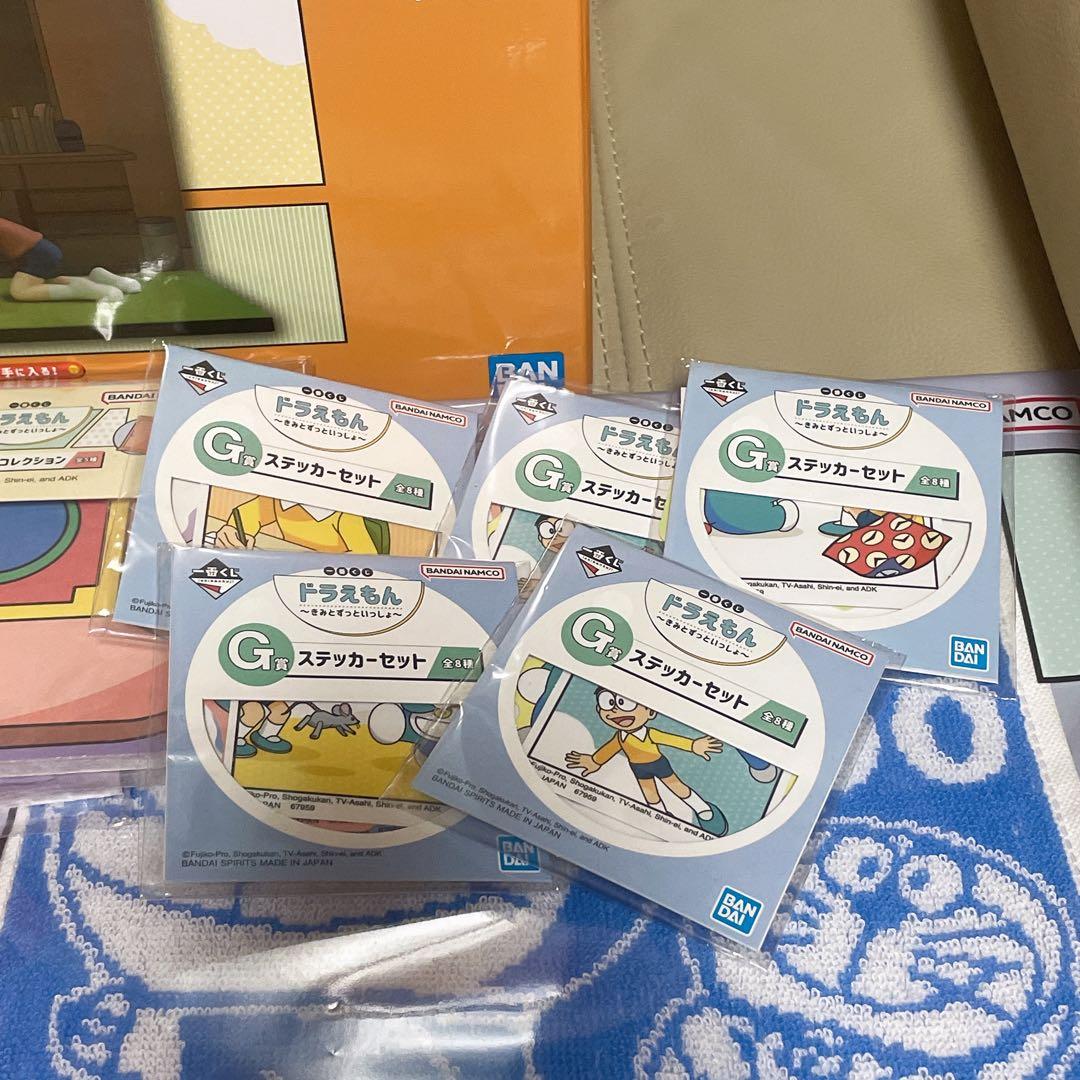 ドラえもん　一番くじ　1等　ラストワン　タオル　メモ帳　タオル