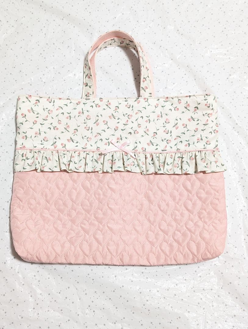 リバティ レッスンバッグ 上履き入れ 体操服姿 ハンドメイド