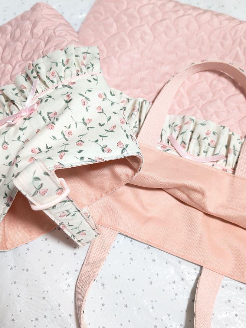 リバティ レッスンバッグ 上履き入れ 体操服姿 ハンドメイド