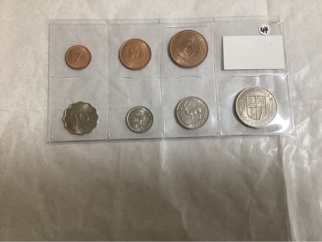 【新品未使用】モーリシャス　1971年　7枚