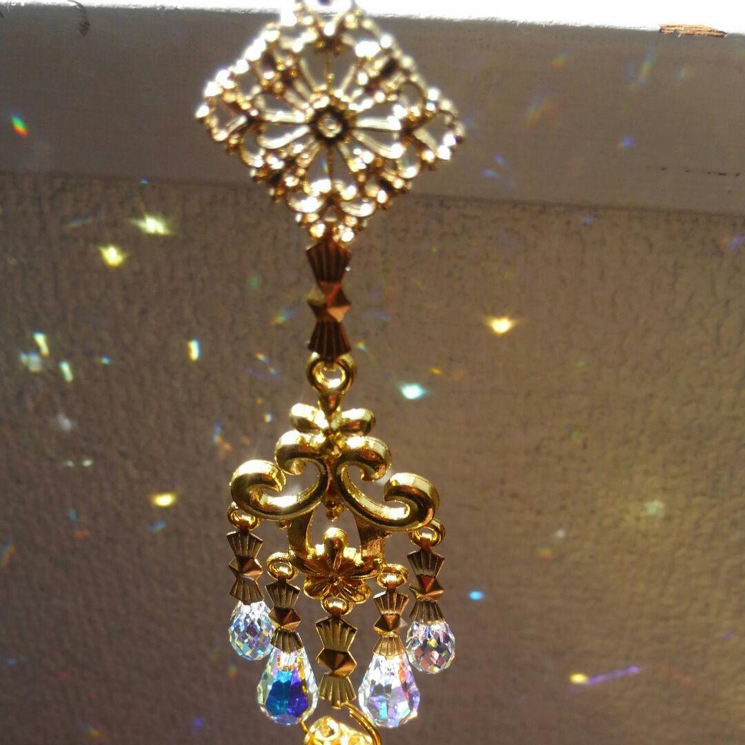 サンキャッチャー♡ハンドメイド「Swarovski✧︎トゥルーリーインラブ♥」