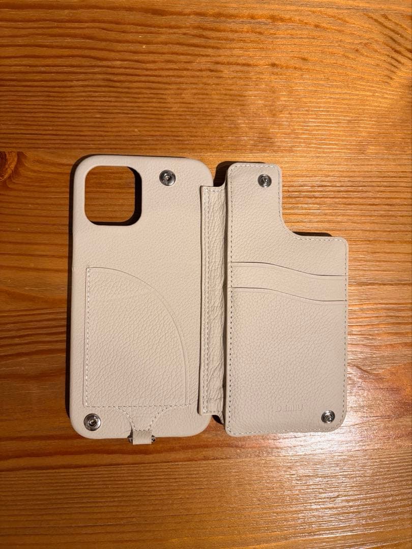 DEMIU BALLON iPhone12ProMax ケース ベージュ