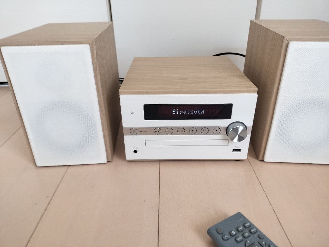 Pioneer X-CM56　パイオニア　ミニコンポ ホワイト ナチュラルウッド