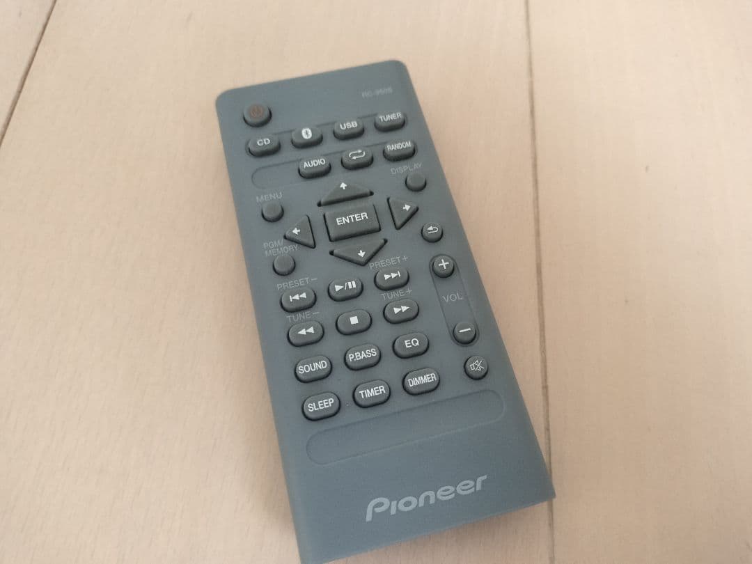 Pioneer X-CM56　パイオニア　ミニコンポ ホワイト ナチュラルウッド