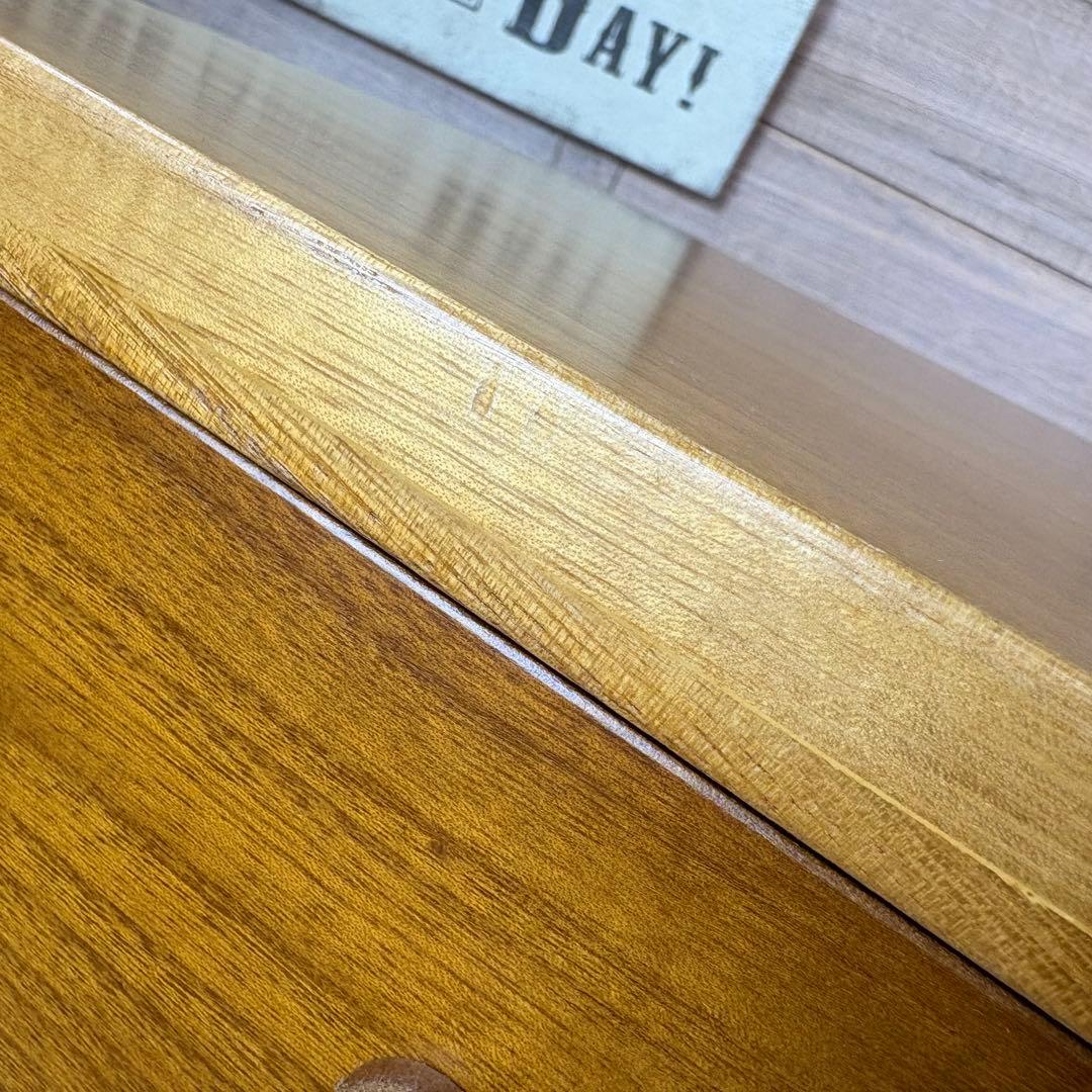 訳あり品【146】ナチュラルウッド桐材無垢木製カラー多引き出し7段チェストタンス