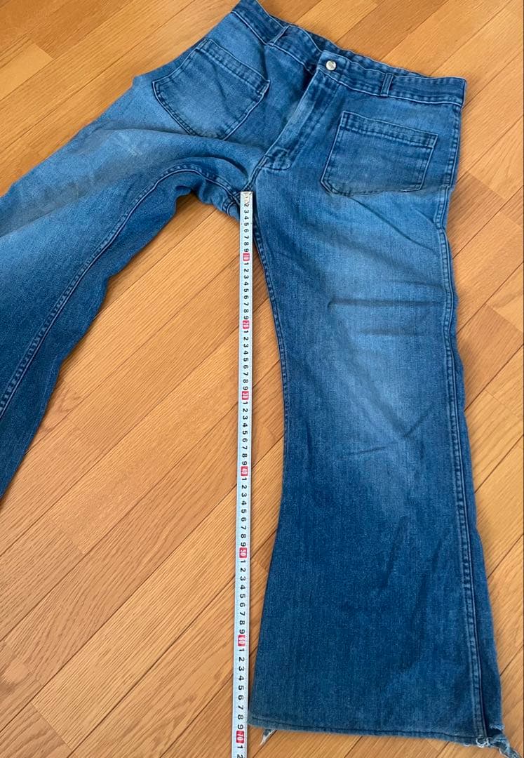 80's SEAFARER セーラー・デニム PX品U.S.NAVY ステンシル